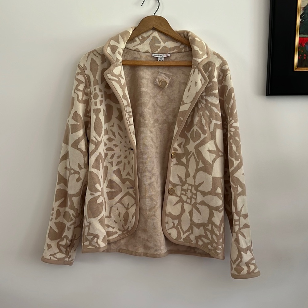 Isaac Mizrahi Live! Blazer Cotton Sweater